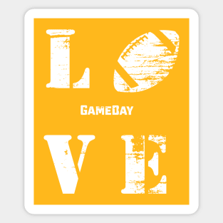 Football: Love Gameday Sticker